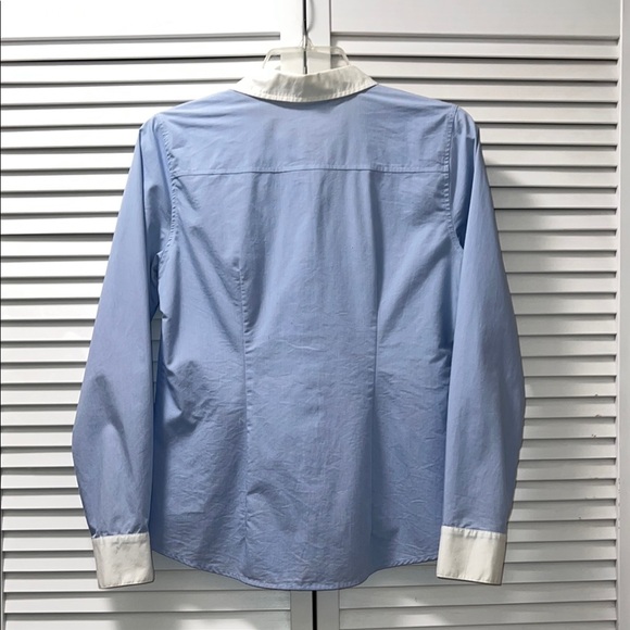 The Limited Blue and White Button-Up Shirt - Picture 3 of 3